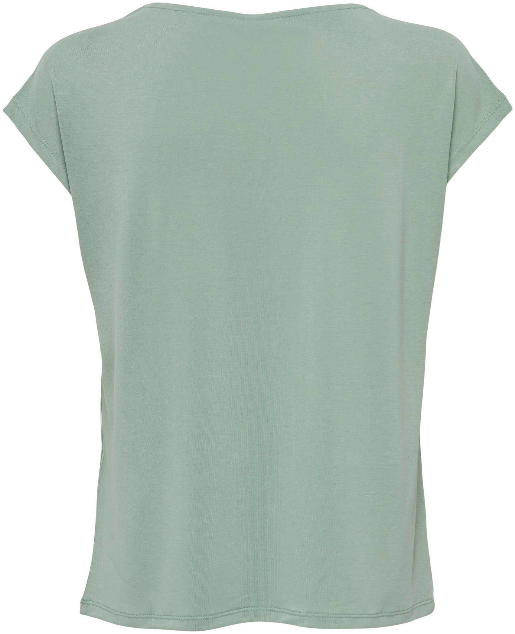 ONLY V-Shirt ONLFREE S/S MODAL TOP V-NEC NOOS Lime JRS BOX green