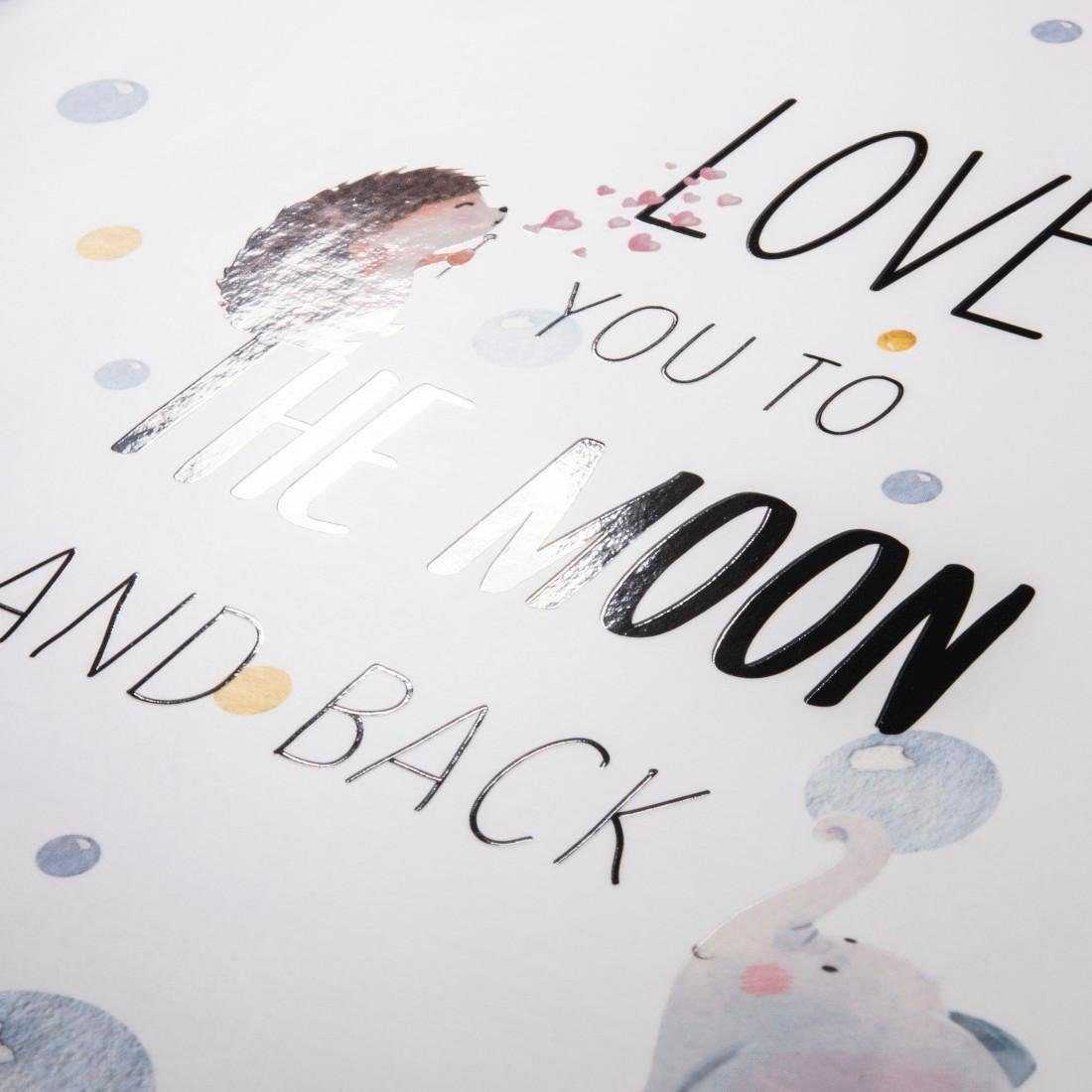 Hama Fotoalbum Buch-Album "To The Moon", 25x25 cm, 50 weiße Seiten Foto Album