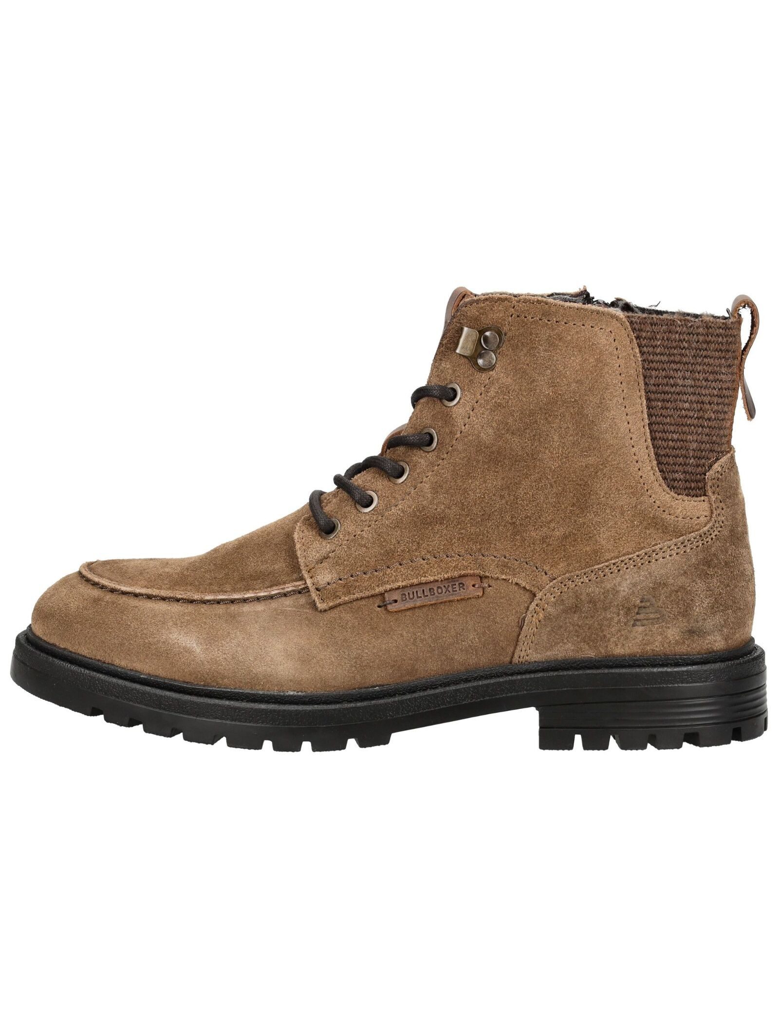 Bullboxer Stiefelette Veloursleder . Schnürstiefelette