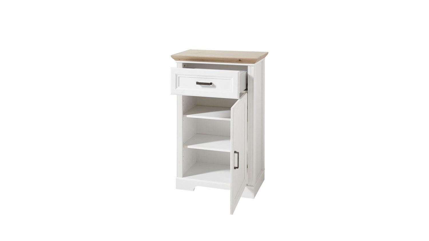 Innostyle Schuhschrank Schuhschrank Jasmin in Pinie hell und Artisan Eiche 65x102 cm