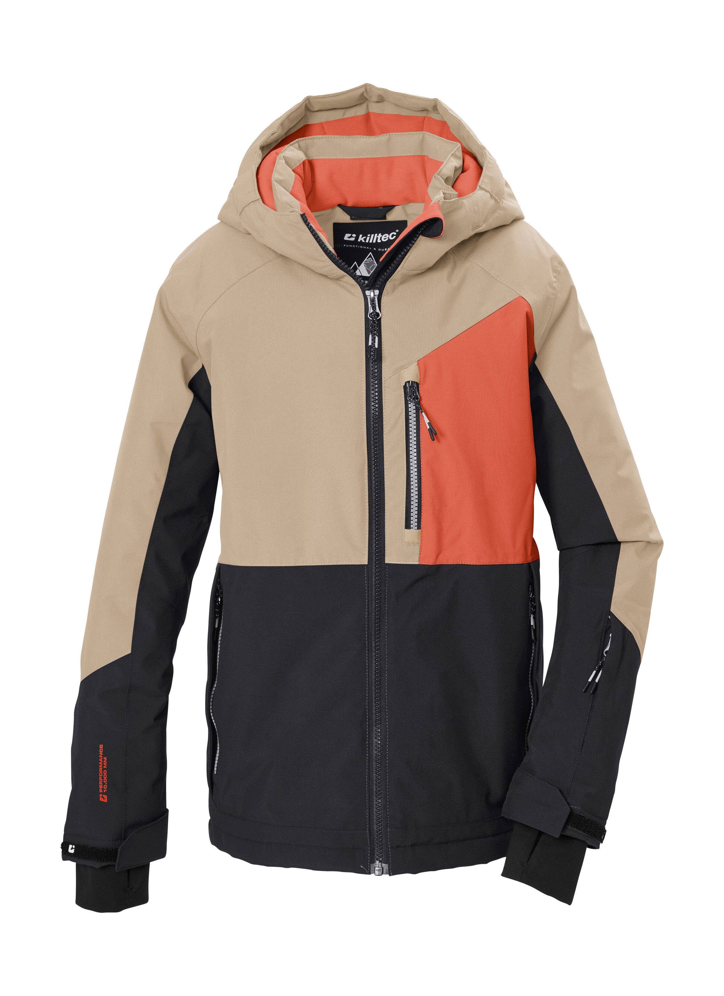 Killtec Skijacke KSW 206 BYS SKI JCKT Wind- und wasserdichte Kinderjacke, atmungsaktiv, verstellbar