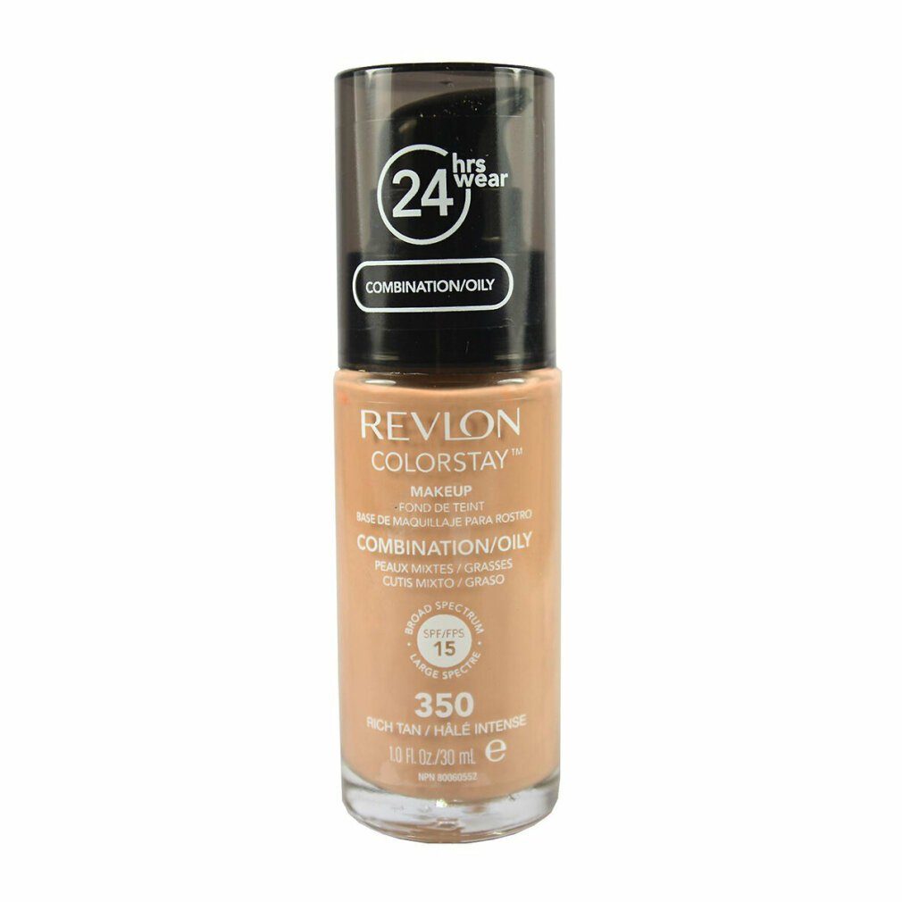 Revlon Foundation ColorStay Makeup 30ml - 350 Rich Tan Mischhaut/ Ölige Haut