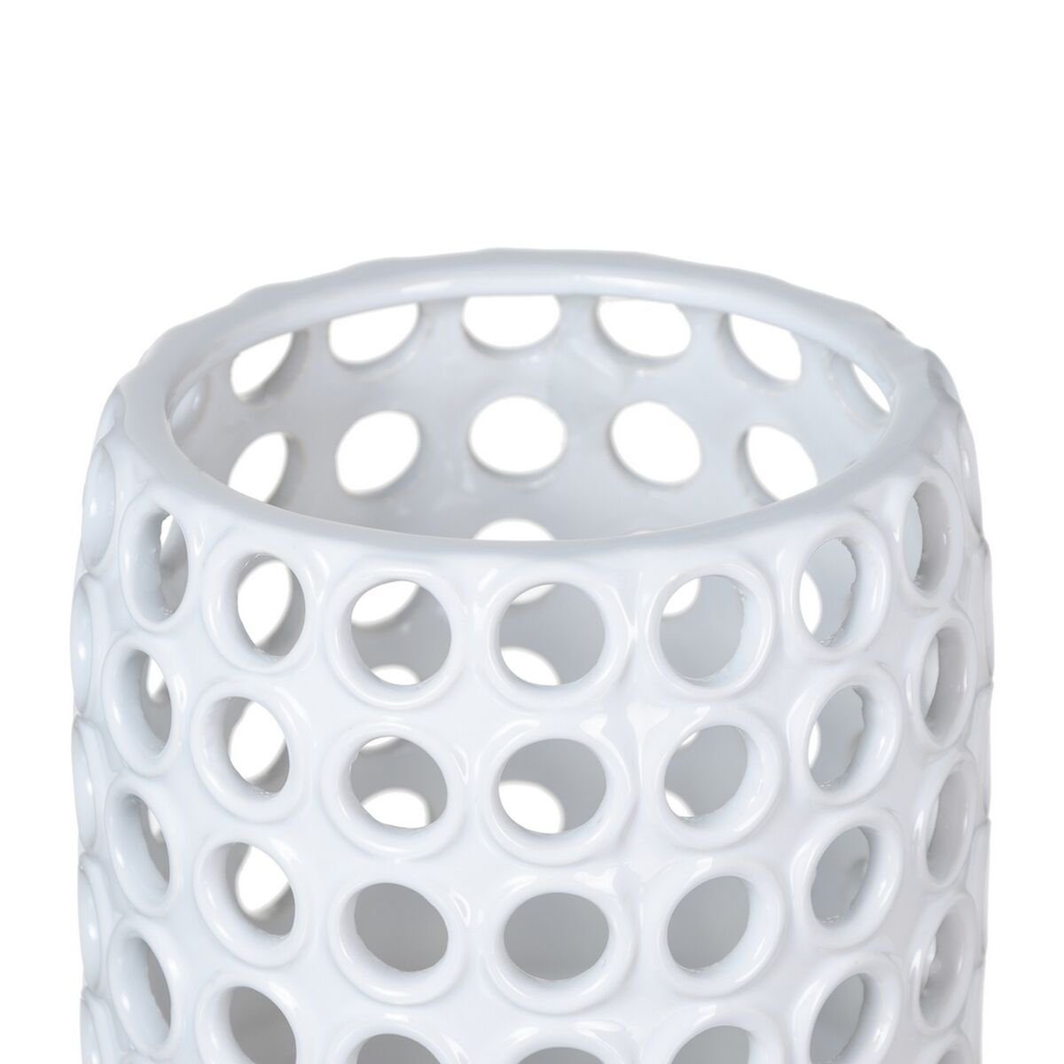16,5 Dekovase Bigbuy aus x Weiß Vase cm x Keramik 16,5 24,5