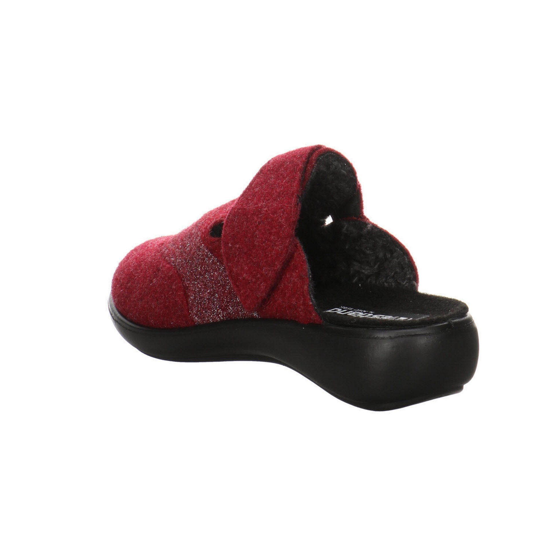 Hausschuh Hausschuhe 308 Westland Damen Korsika Hausschuh Slipper carmin Textil