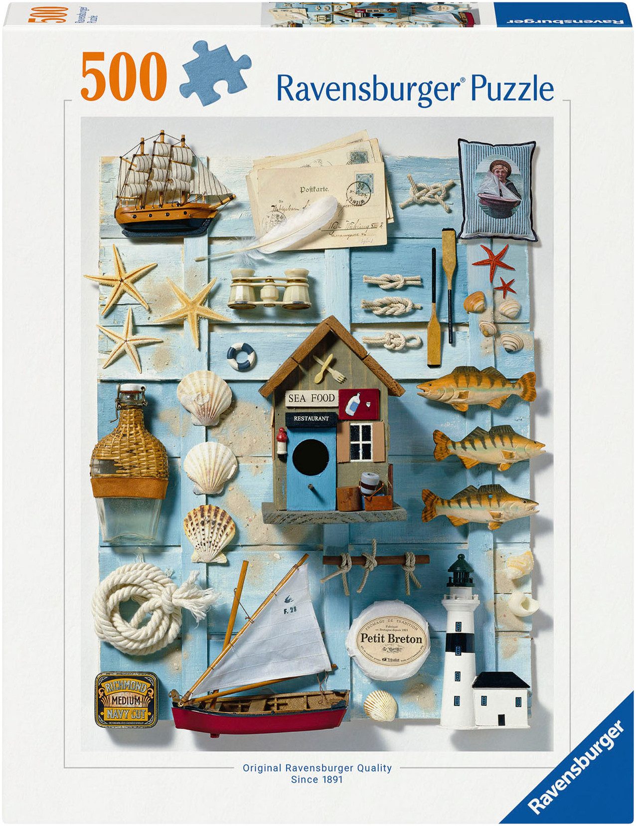 Ravensburger Puzzle Maritimes Flair, 500 Puzzleteile, Made in Germany günstig online kaufen