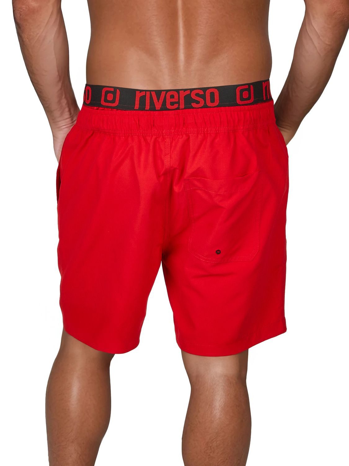 riverso Badeshorts Herren Badehose RIVBobby Regular Fit (1-St) Sportshorts mit Kordelzug