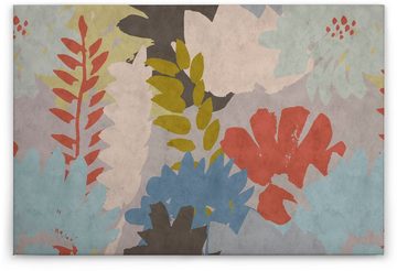 A.S. Création Leinwandbild floral collage 3, Abstrakt (1 St), Keilrahmen Bild Floral Abstrakt