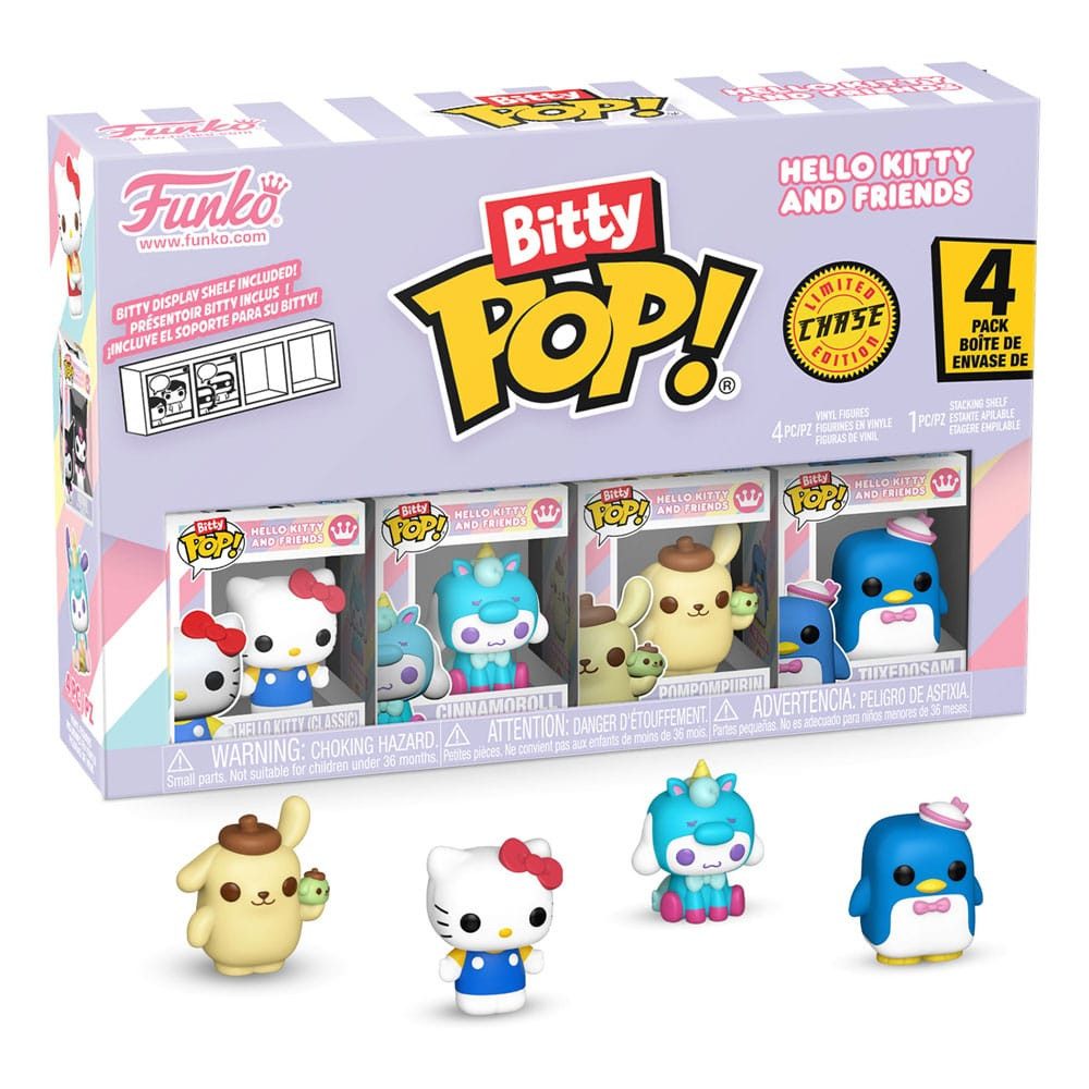 Merchandise-Figur Hello Kitty and Friends Bitty POP! 4er-Pack Series 1 2 cm #85713