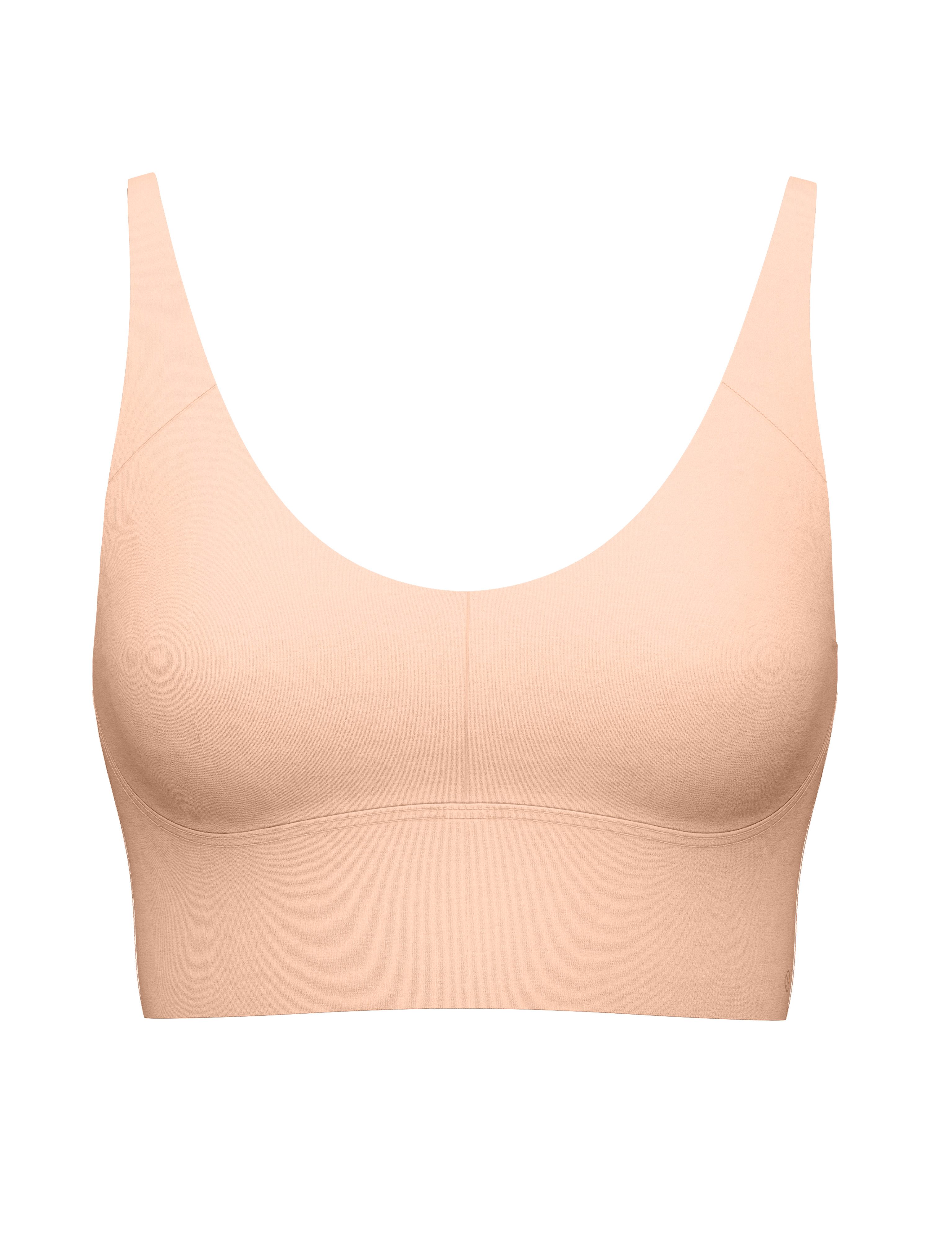 CALIDA Bustier Natural Skin aus weicher Interlock-Qualität, atmungsaktiv, ohne Bügel
