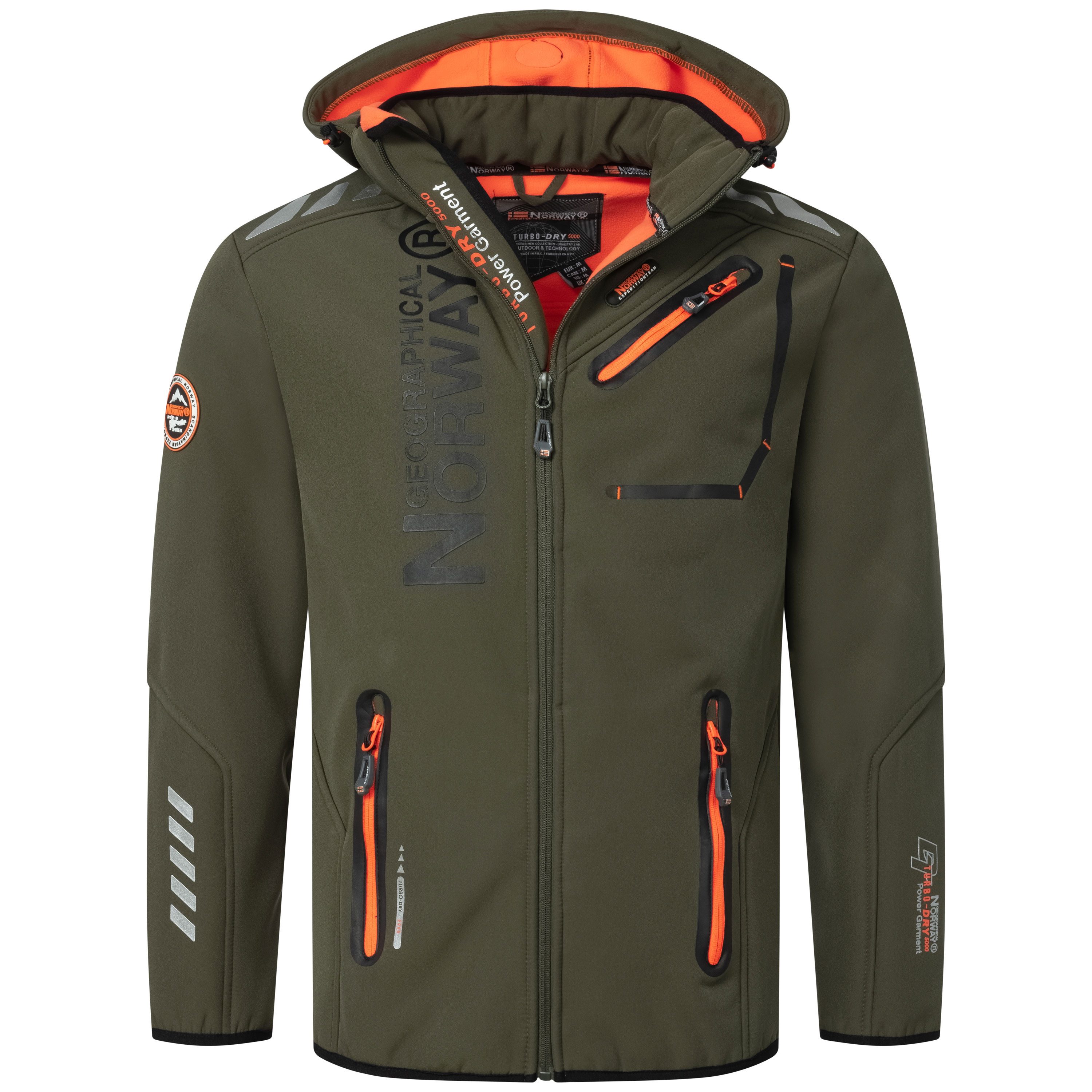 Softshelljacke Herren Jacke Herbst Winter Regen Übergangs Windbreaker ROY
