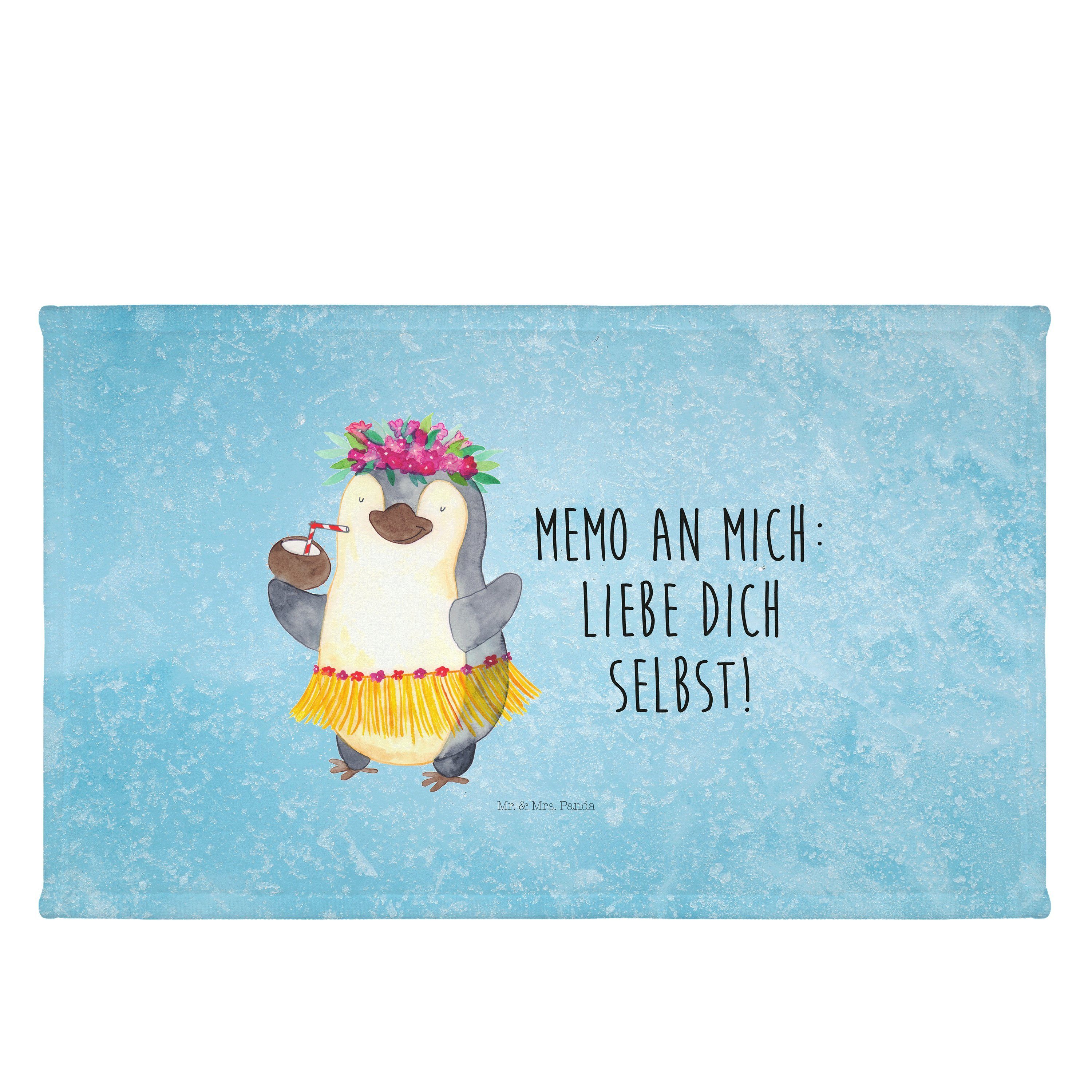 Mr. & Mrs. Panda Handtuch Pinguin Kokosnuss, Handtuch, Eisblau, Frotteehandtuch, gesichtstuch, Kunstfaser (Packung), Aloha 50x100 Handtuch frottierhandtuch