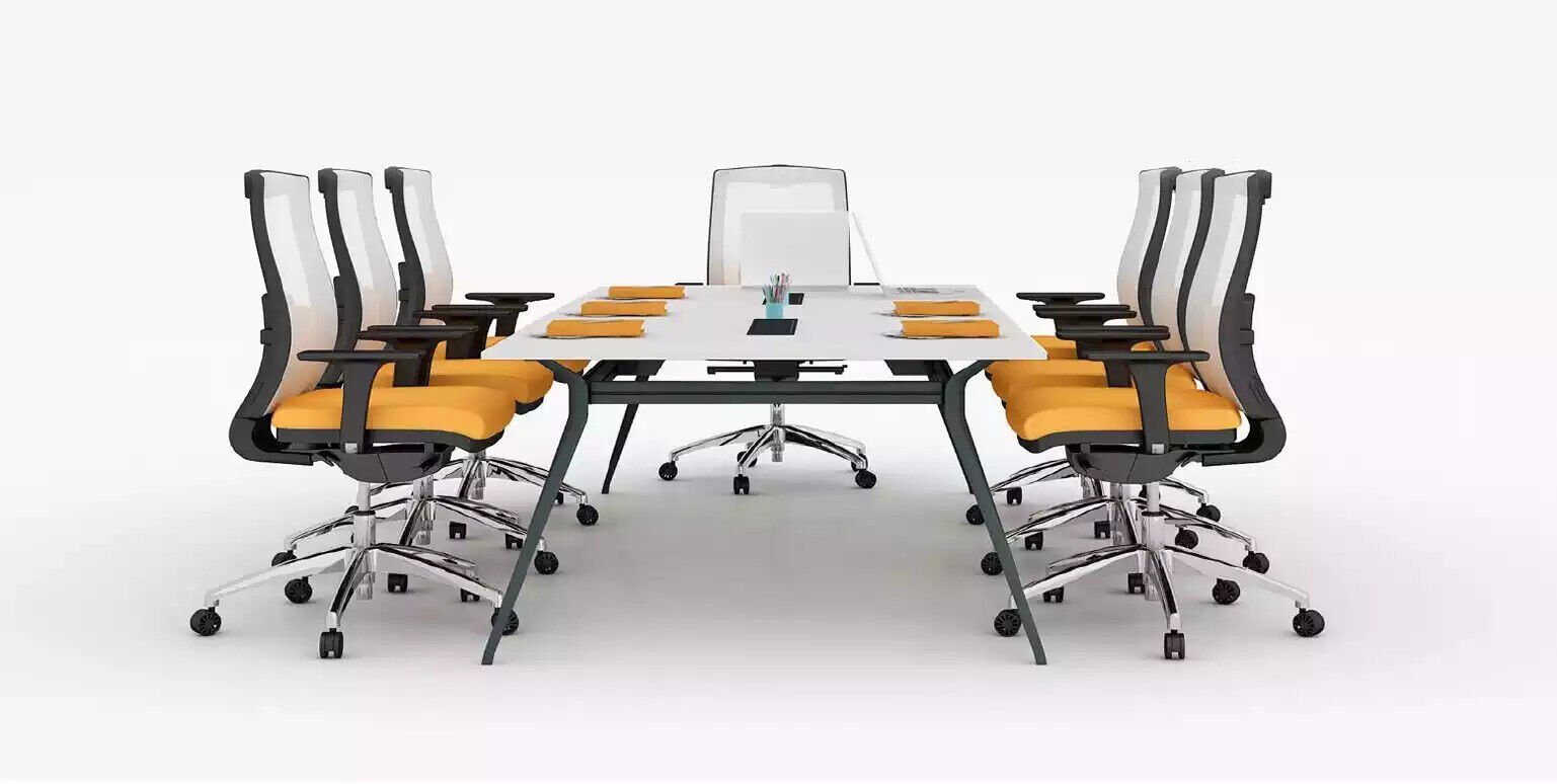 nur Europa Tische Weiß Einrichtung Konferenztische Made Konferenztisch 1x Besprechungs in Tisch), Modern JVmoebel Büromöbel (1-St.,