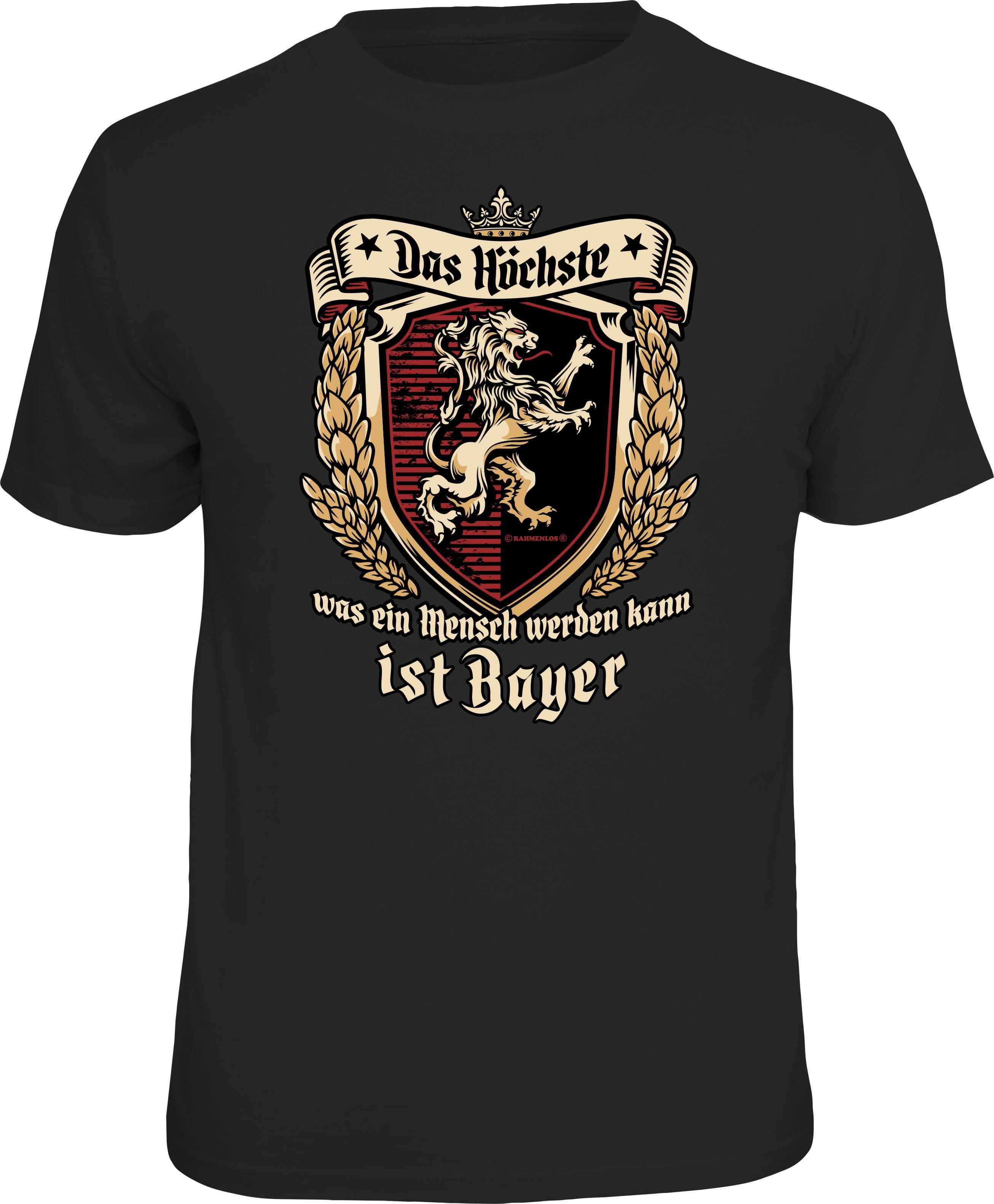 RAHMENLOS® T-Shirt für Freistaat Fans: Das günstig online kaufen