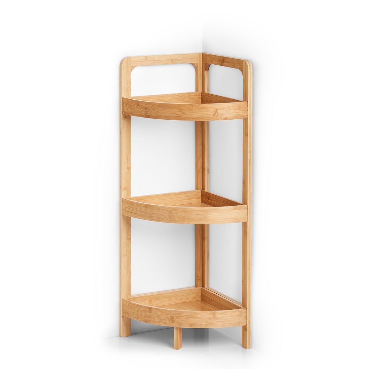 Zeller Present Eckregal, Bambus, 29 x 29 x 85 cm