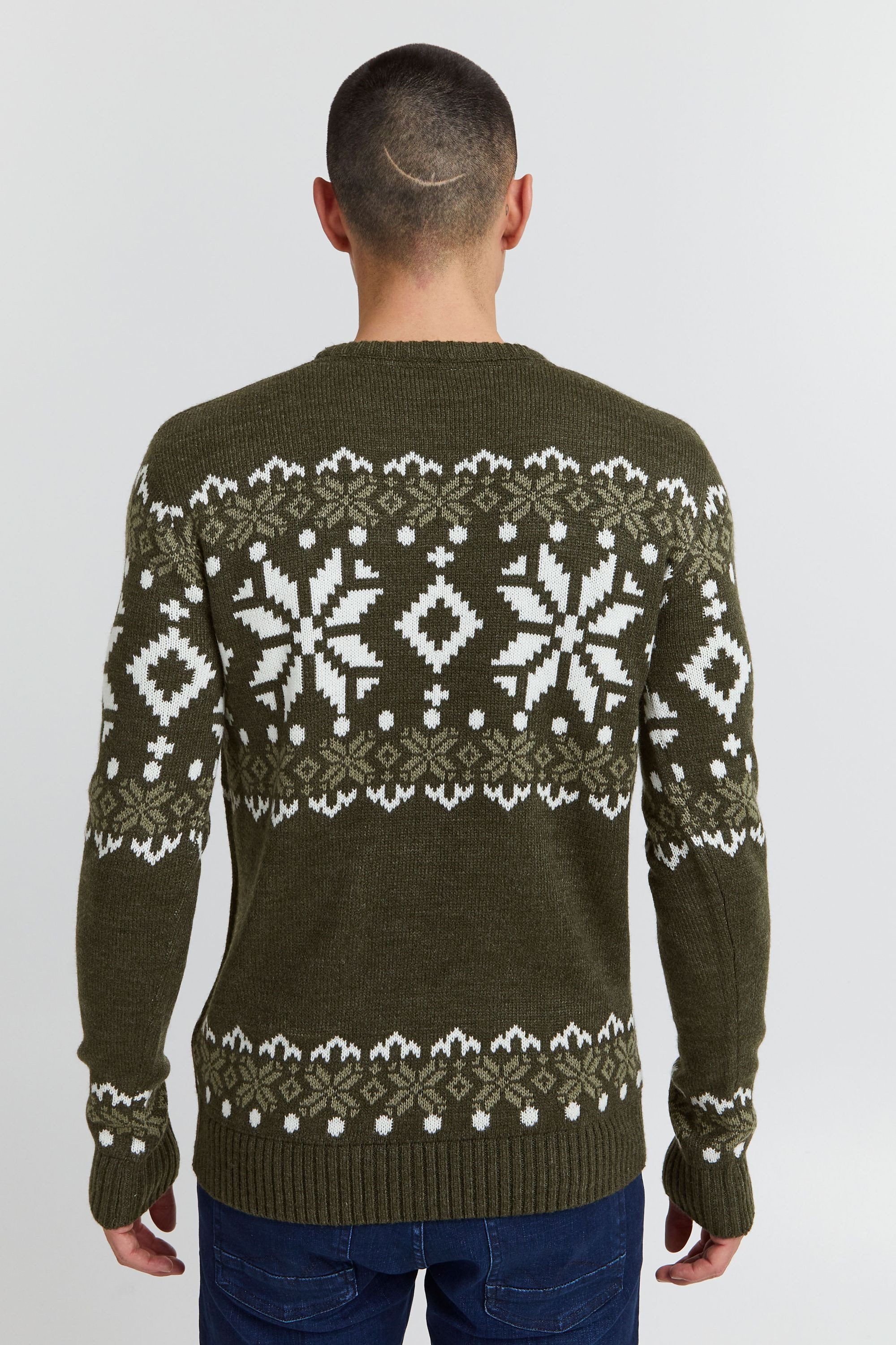 !Solid Strickpullover SDNorwig Strickpullover im Norweger-Look