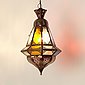 Casa Moro Deckenleuchte »Orientalische Pendelleuchte Marokkanische Lampe Houta Multifarbig H 52 cm, Echtes Kunsthandwerk aus Marokko wie aus 1001 Nacht, Handmade Pendellampe handgefertigte Hängelampe, L1281«, Bild 2