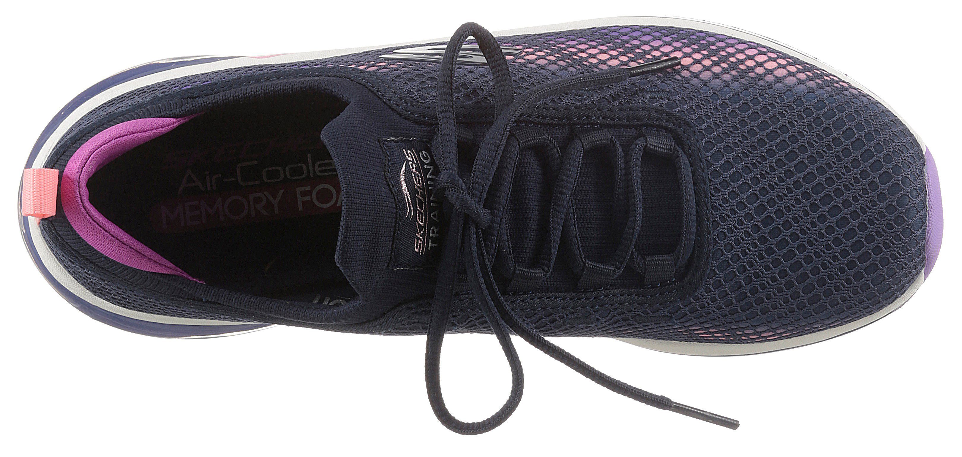 Schuhe Sneaker Skechers SKECH-AIR ELEMENT 2.0 VIVID BLUSH Slip-On Sneaker mit aufgesetzter Schnürung
