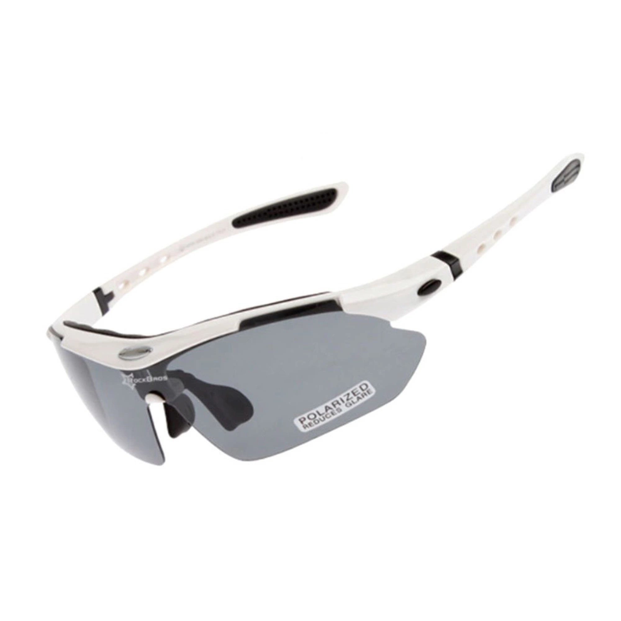 ROCKBROS Fahrradbrille Polarisierende Fahrradbrille mit UV-400-Filter mit schwarzem Etui
