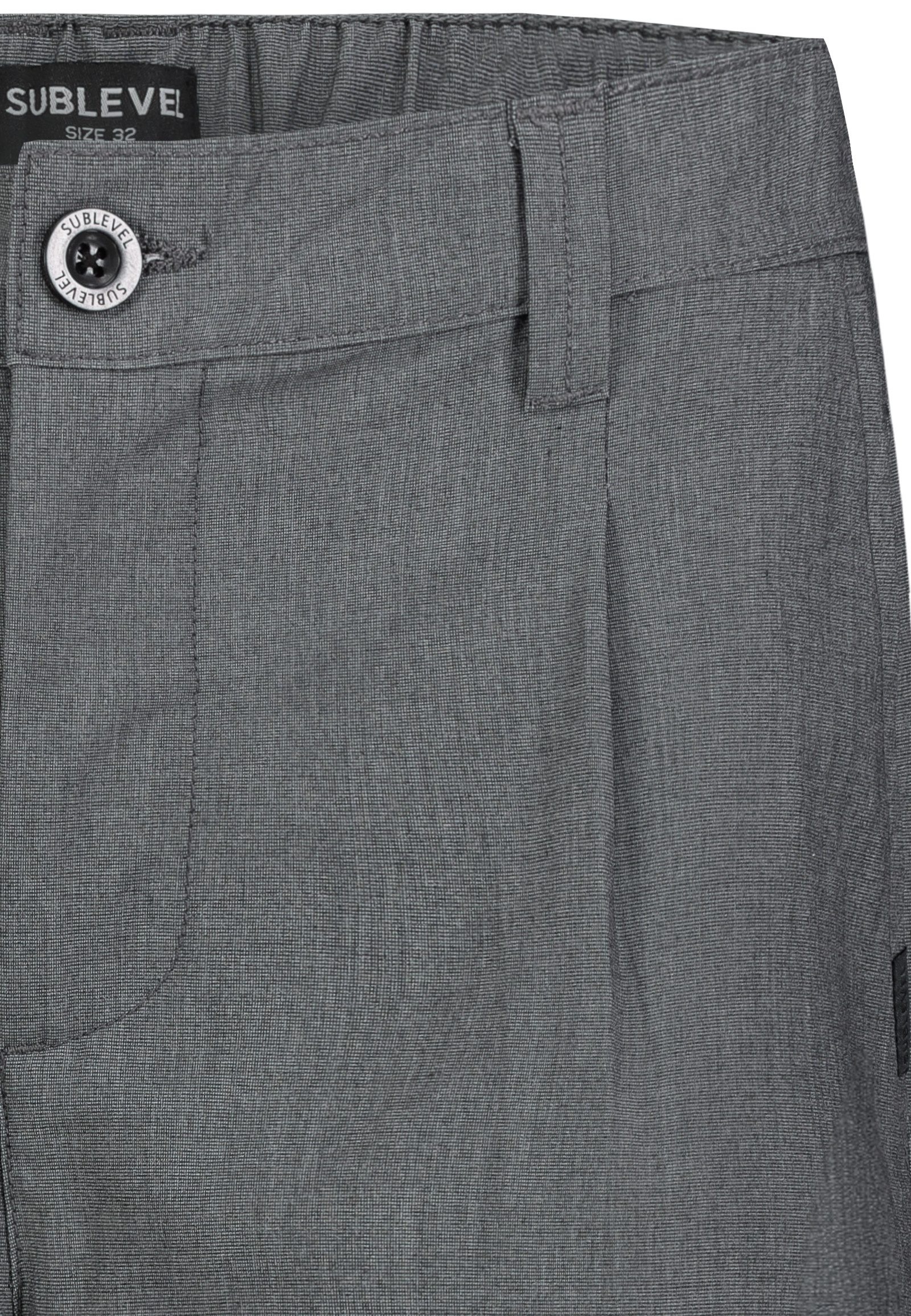 SUBLEVEL Shorts Herren Shorts Chino Style mit Bügelfalte, Stretchanteil