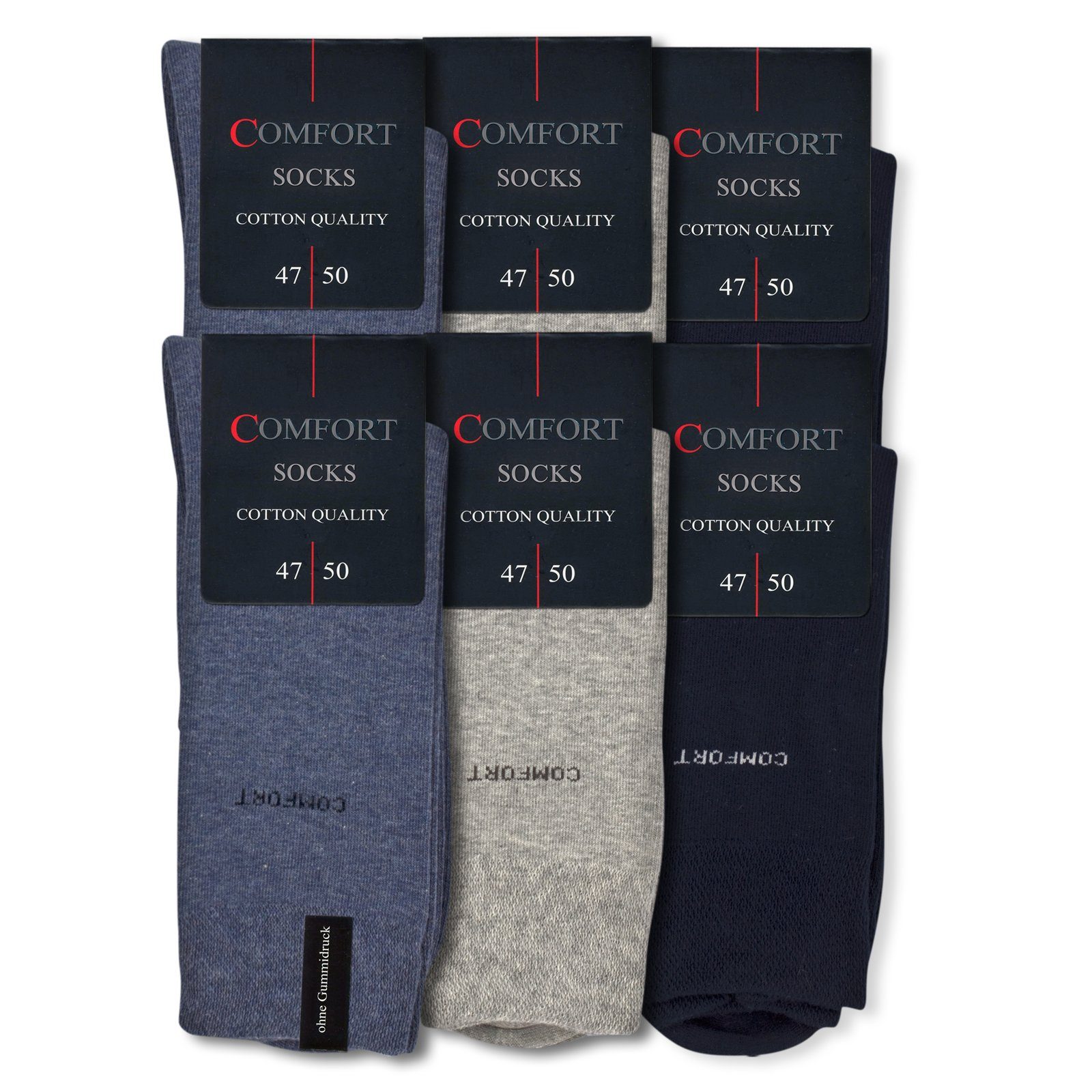 Die Sockenbude Basicsocken - Comfort- Herrensocken günstig online kaufen