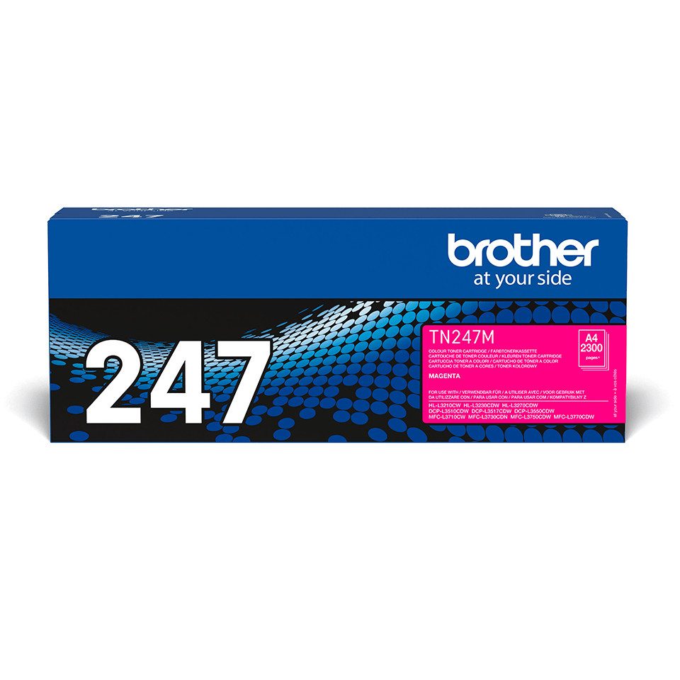 Brother Toner TN-247M Magenta (ca. 2300 Seiten) Tintenpatrone