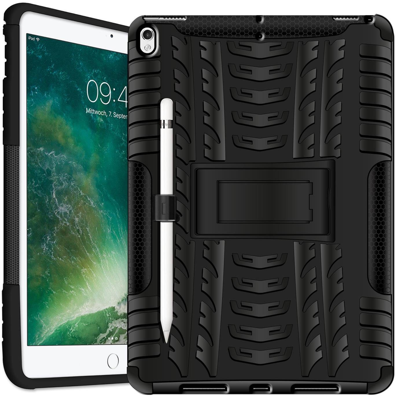 CoolGadget Tablet-Hülle Hybrid Outdoor Hülle für Apple iPad Pro 10.5 10,5 Zoll, Hülle massiv Outdoor Schutzhülle für iPad Pro 10.5 Tablet Case