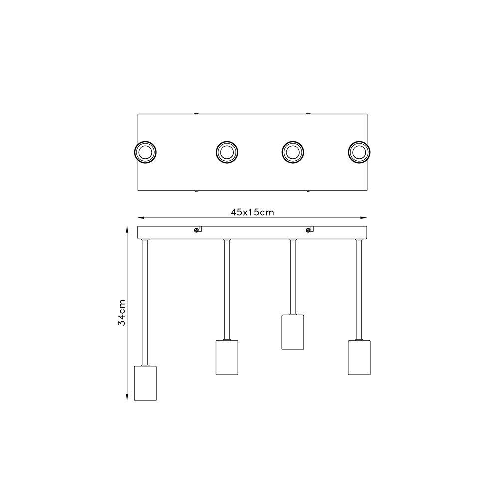 Lampe Wohn VINTAGE Leuchtmittel Hänge Beleuchtung Retro Pendelleuchte, Decken inklusive, Zimmer Design nicht Globo Ess