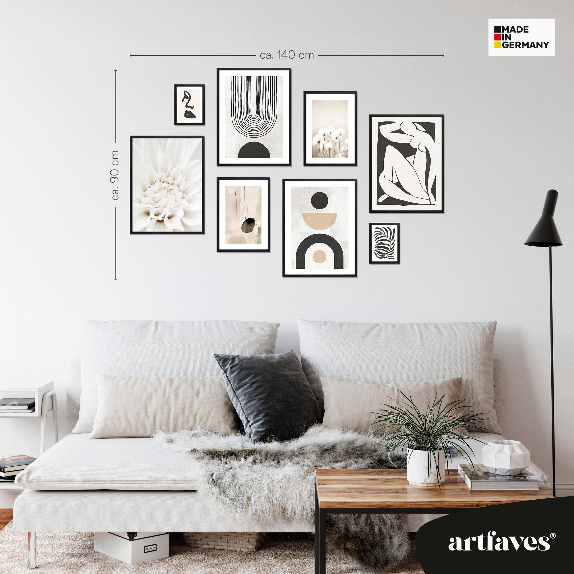 ARTFAVES Bilder-Collage Poster Set - ABSTRACT günstig online kaufen
