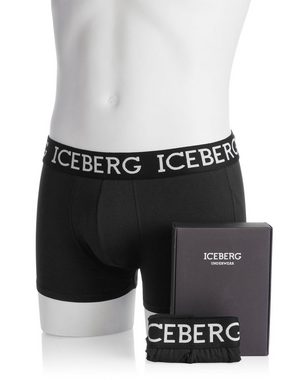 ICEBERG Boxershorts Iceberg Underwear Zweierpack schwarz