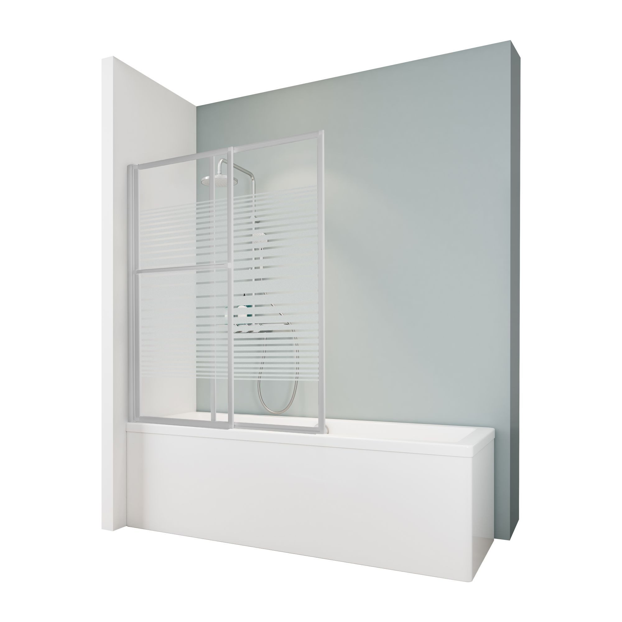 Schulte Badewannenfaltwand Komfort, Glas, (2 tlg), 70-118x140 cm, ausziehba günstig online kaufen