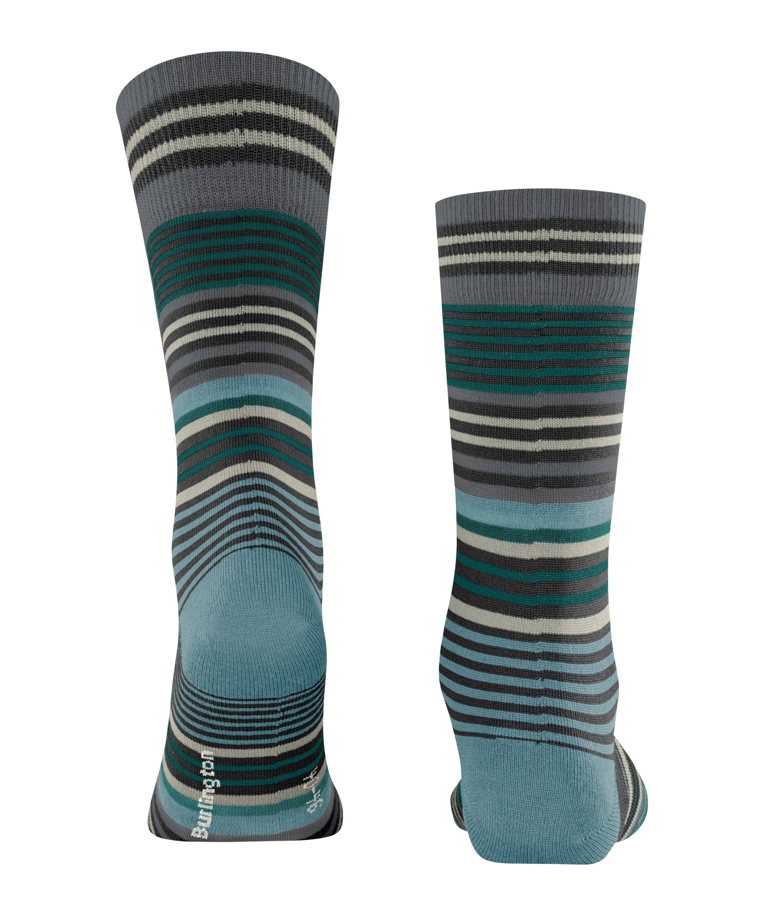 Burlington Socken Stripe (3002) (1-Paar) black
