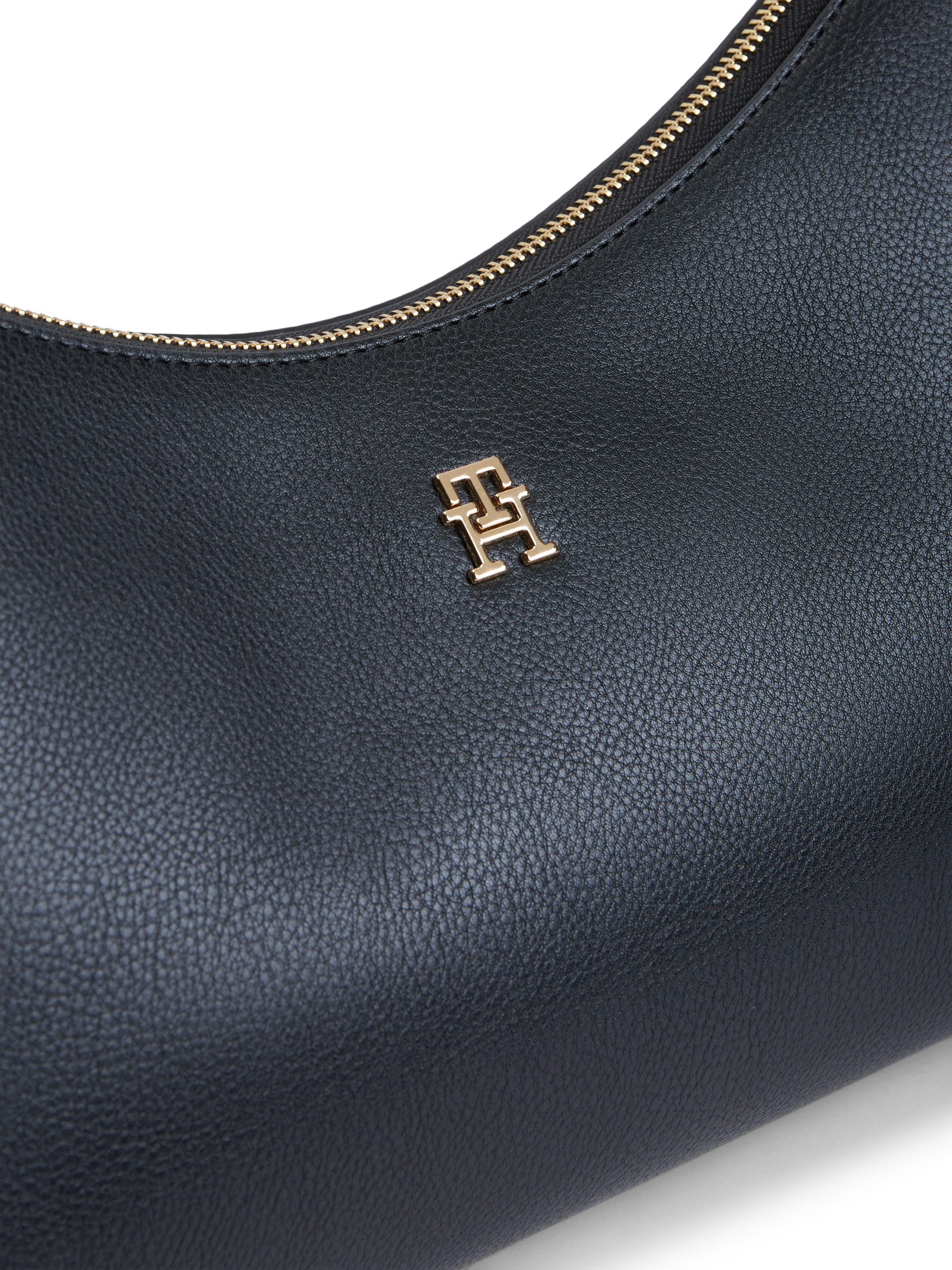 Tommy Hilfiger Schultertasche TH ICON SHOULDER BAG (Set, Mit abnehmbarem Schlüsseltäschen), Damen Handtasche, Clutch mit edlem Logoschriftzug – Bild 5 von 5