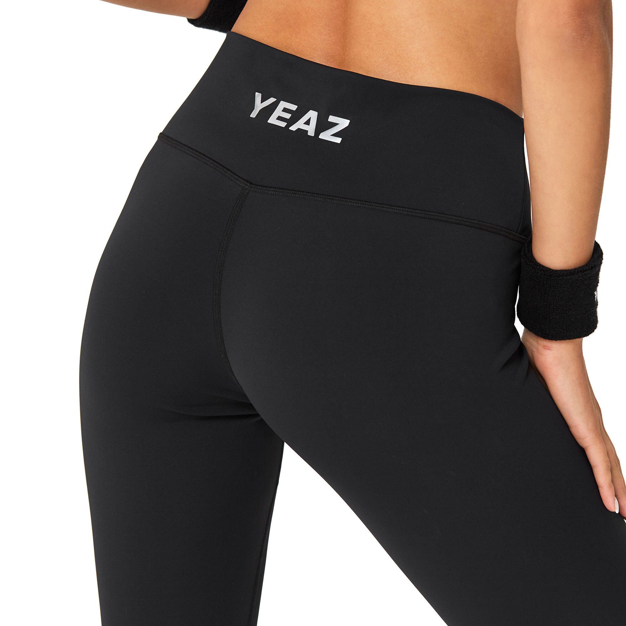 Yogaleggings schwarz HORIZON leggings Leggings (2-tlg) YEAZ
