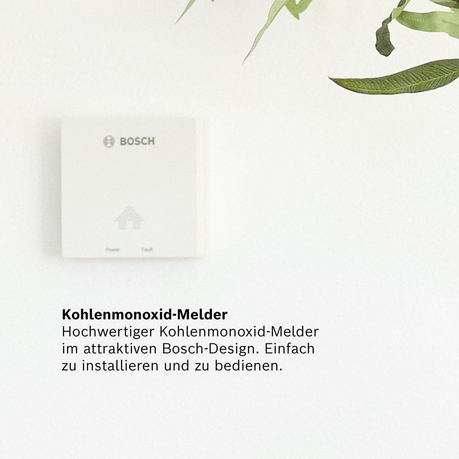 BOSCH D-CO CO-Melder (Kohlenmonoxid Melder mit Memory-Modus und Lebensdauer-Anzeige)