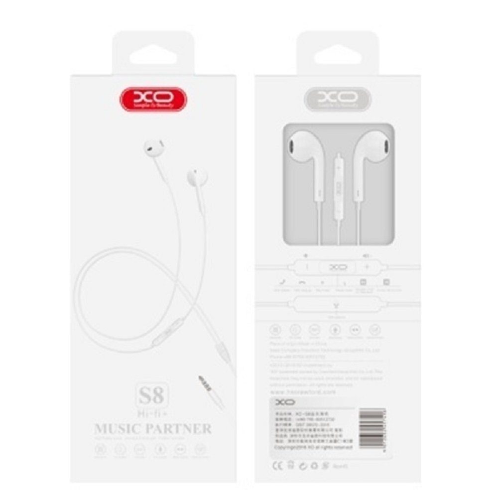 XO XO Wired Kopfhörer S8 Buchse Aux 3,5mm Jack Anschluss In-Ear Headset In-Ear-Kopfhörer