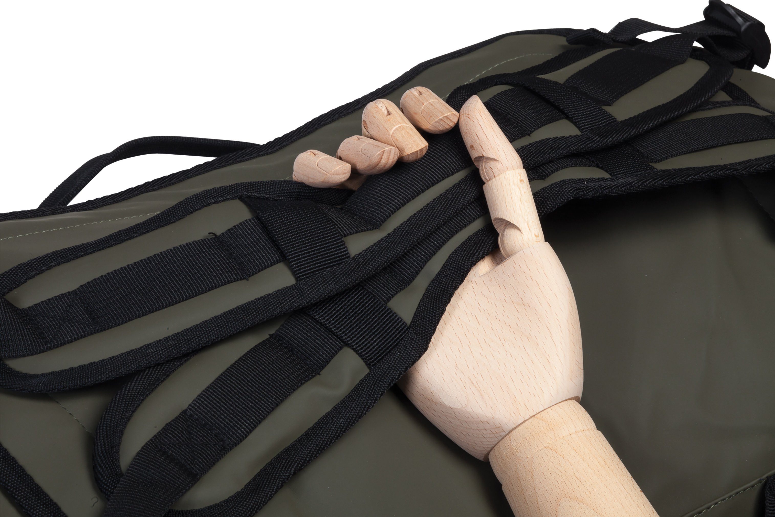 Rucksackfunktion; Reisetasche schwarz, aus wasserabweisendem mit Bench. Hydro, Material
