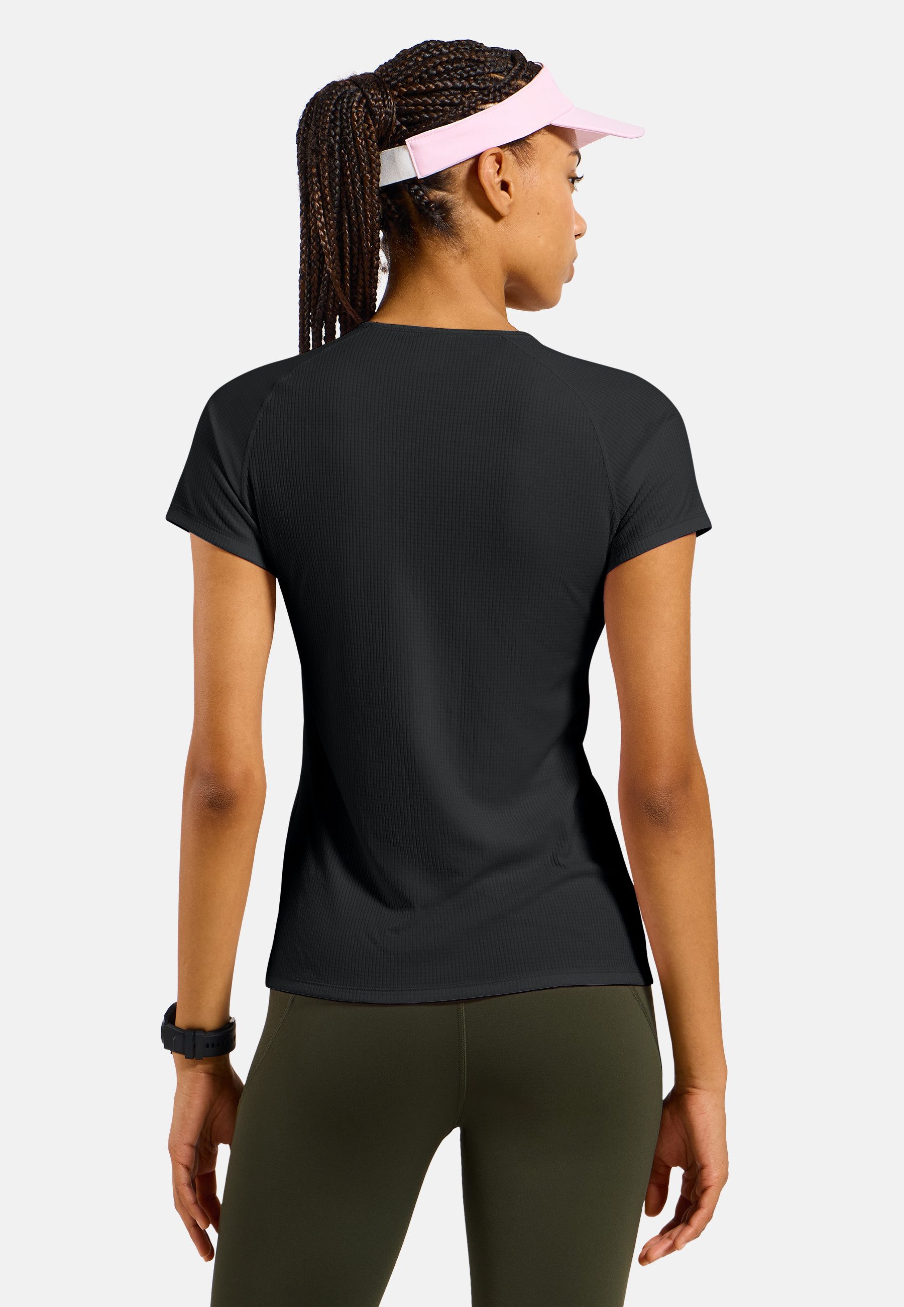 Odlo Funktionsshirt BL TOP crew neck s/s-ACTIVE LIGHT mit Rundhalsausschnitt, Kurzarm-Design, schnell trocknend