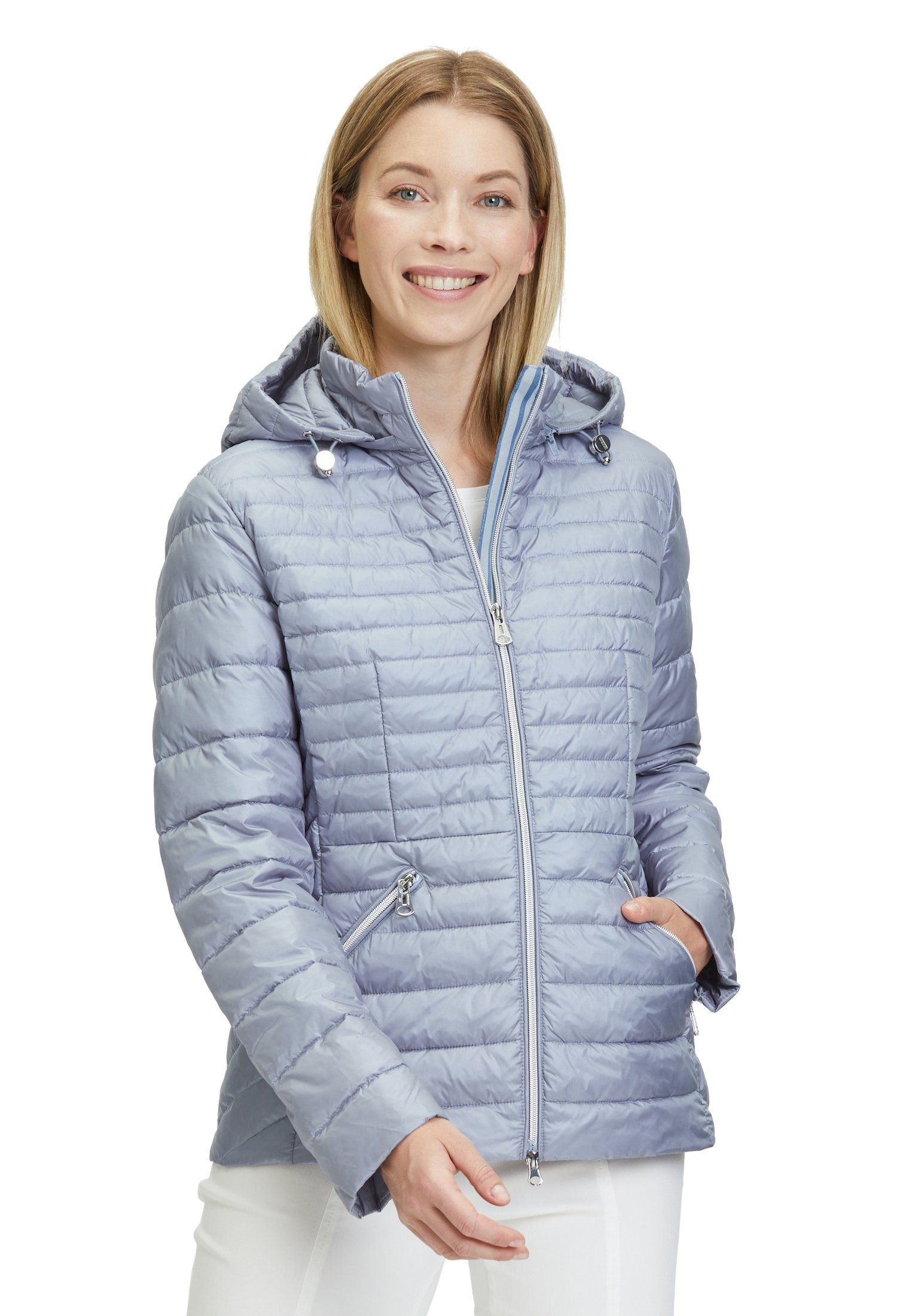 Betty Barclay Steppjacke mit abnehmbarer Kapuze Sandwich versteppt