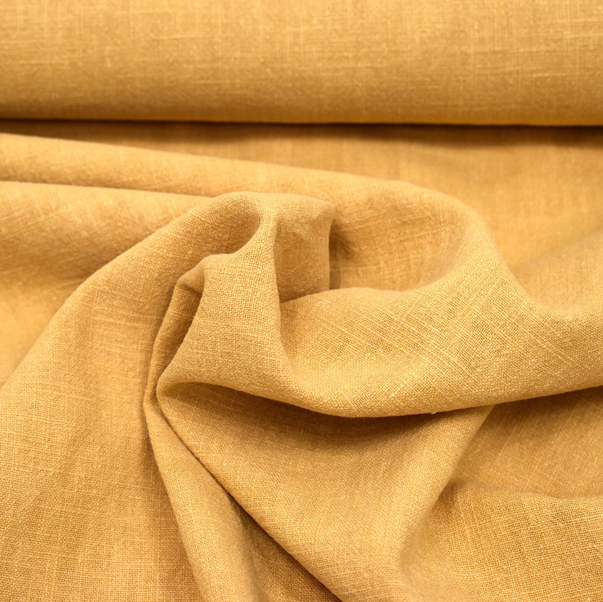 MAGAM-Stoffe Stoff "Helena", Bauern-Leinenstoff aus 100% Leinen ÖKO-TEX Meterware ab 50cm