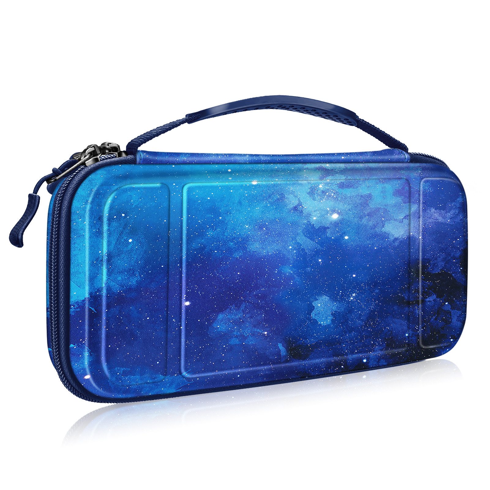 Fintie Nintendo-Schutzhülle Tragetasche Kompatibel mit Nintendo Switch/Switch OLED Modell, mit 10 Spielkartenhaltern, Stoßfeste Reisetasche für Konsole & Zubehör