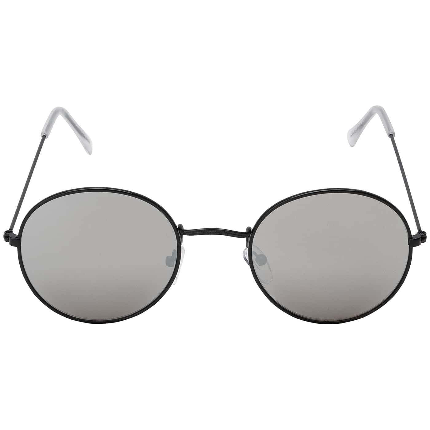 BEZLIT Eyewear Retrosonnenbrille Rund Form Verspiegelt Damen Herren Sonnenbrille (1-St) mit orange, blau, hellrot, lila, grün und roten Linsen