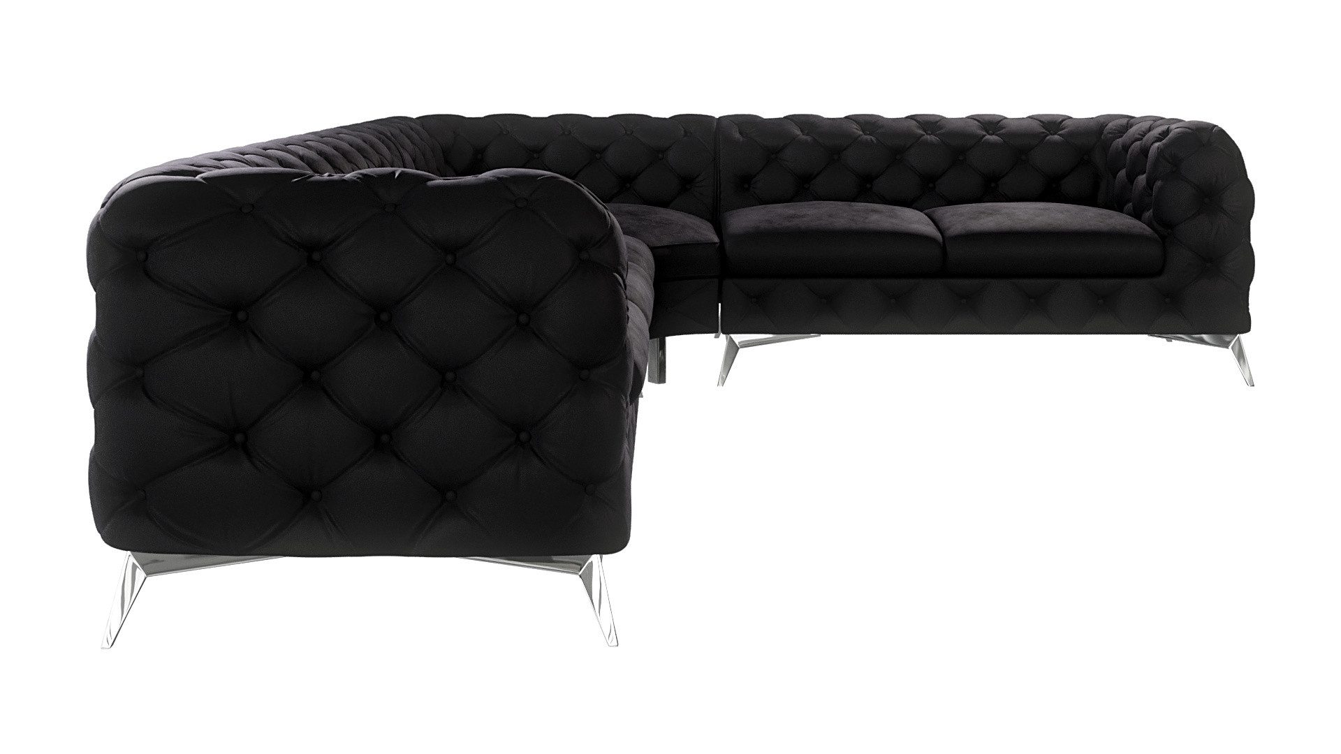 S-Style Möbel Ecksofa Kalina, Chesterfield mit günstig online kaufen