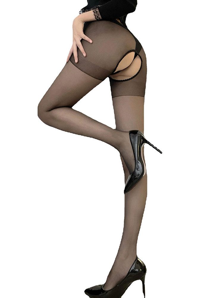 Lovolotti Ouvert Strumpfhose transparente feine Strumpfhose mit offenem Sch günstig online kaufen