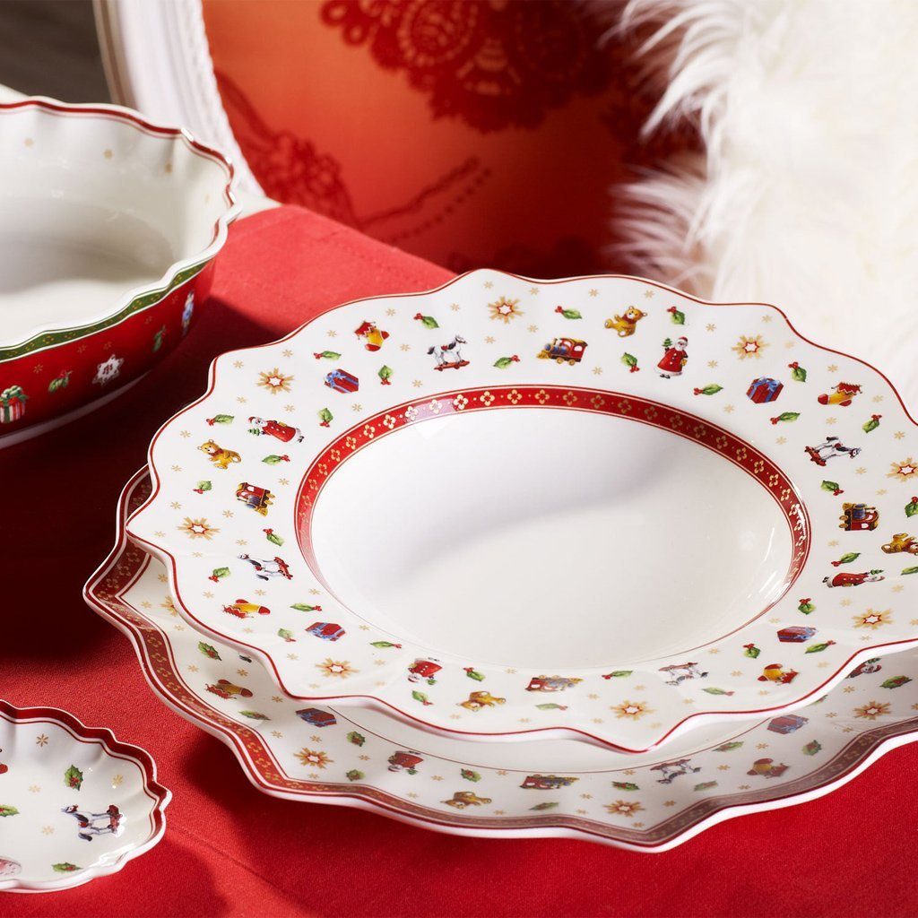 Villeroy & Boch Suppenteller Toy's Delight Suppenteller, (1 St), Premium Porcelain, 1 Stck, Handw., mikrow.sicher