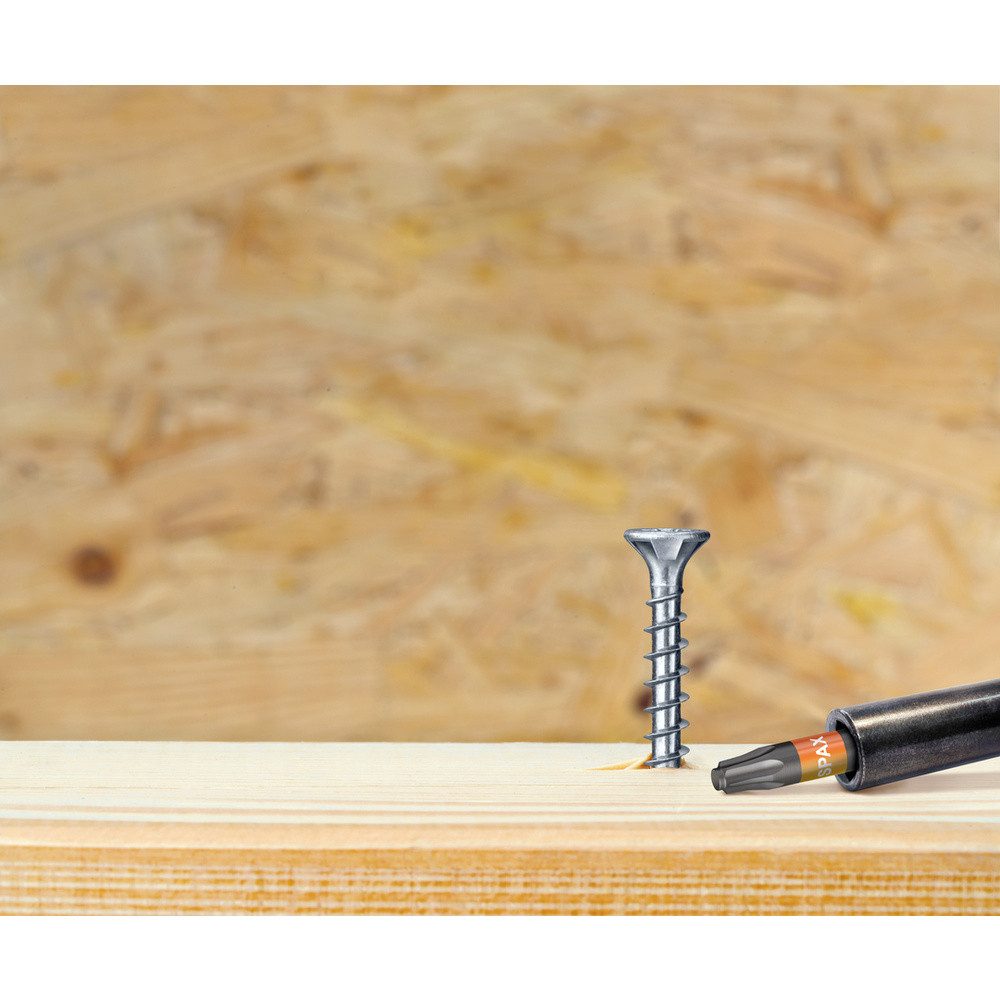 SPAX Schraube SPAX 1191010350163 Holzschraube 3.5 mm 16 mm T-STAR plus Stahl WIR