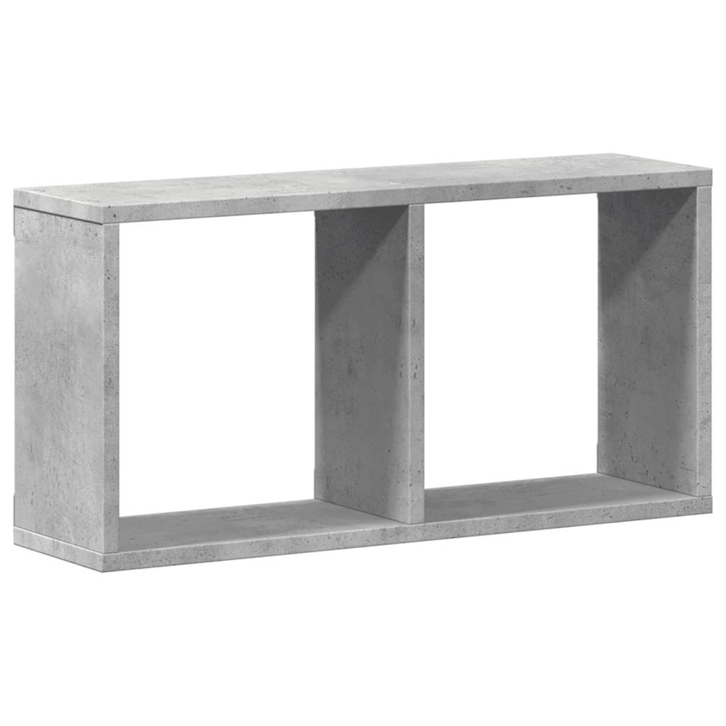 Regal Wandschrank 60x16x30 cm Betongrau Holzwerkstoff