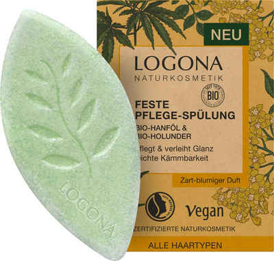 LOGONA Haarspülung »Logona Feste Spülung Hanföl & Holunder«