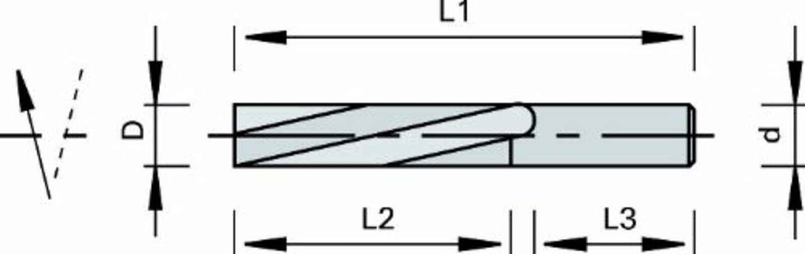 12x90x12mm 2257 Stehle Z=2 [R] Schlicht-Fräser Wendeplattenfräser R