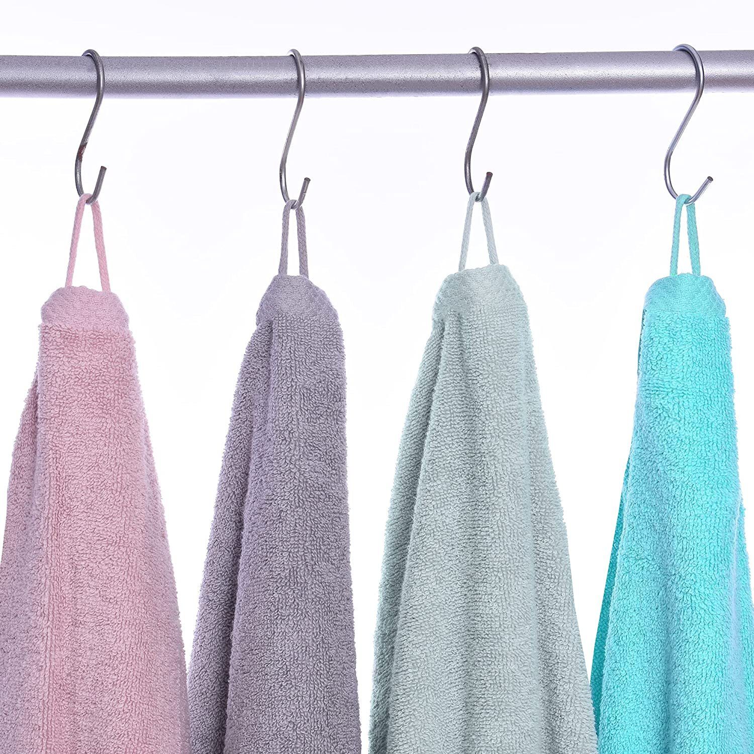 (2-St), Badetücher und Handtücher Set Badetücher als im Serie, Set, 100% Grau Baumwolle Bade-Handtuchset livessa