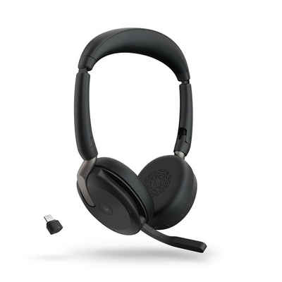 Jabra Evolve2 65 Flex MS Kopfhörer (Active Noise Cancelling (ANC), Bluetooth, Stereo USB-C)